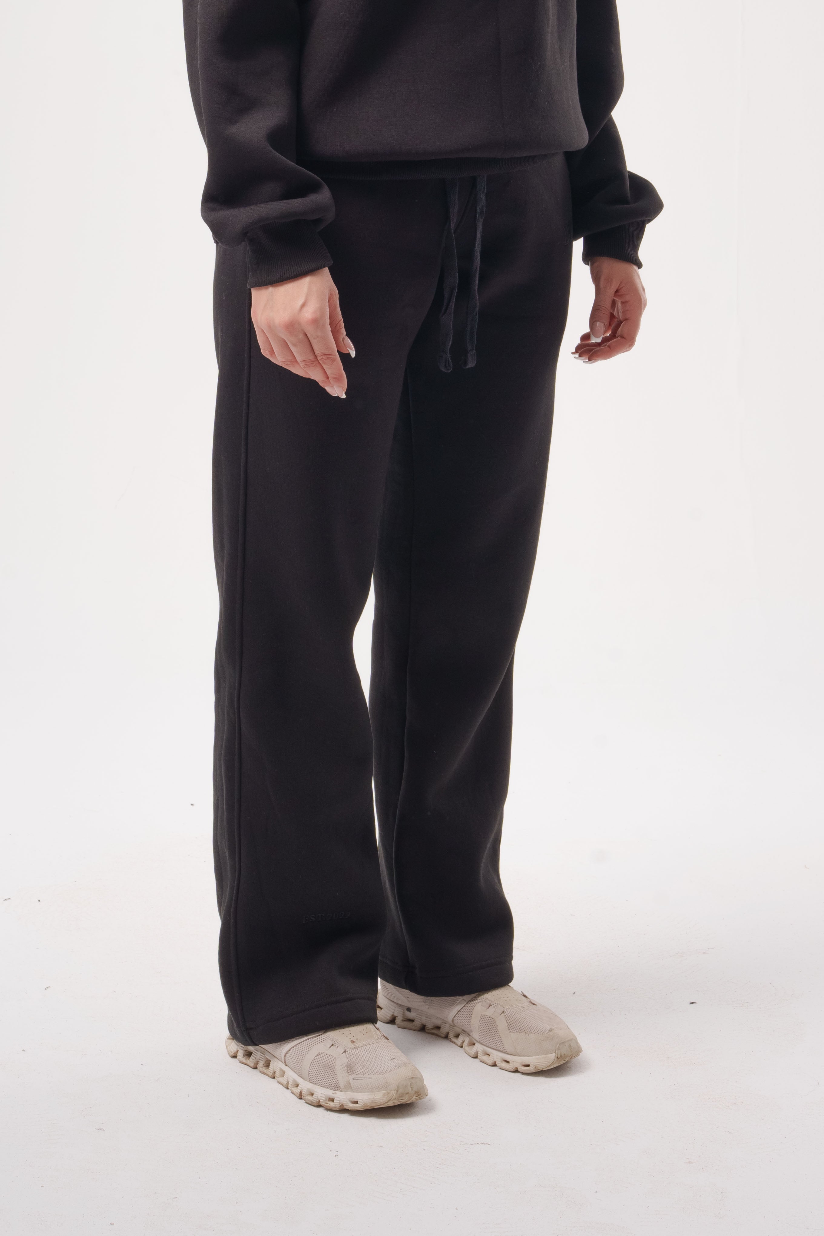 Embroidered Logo Straight-Leg Sweatpants