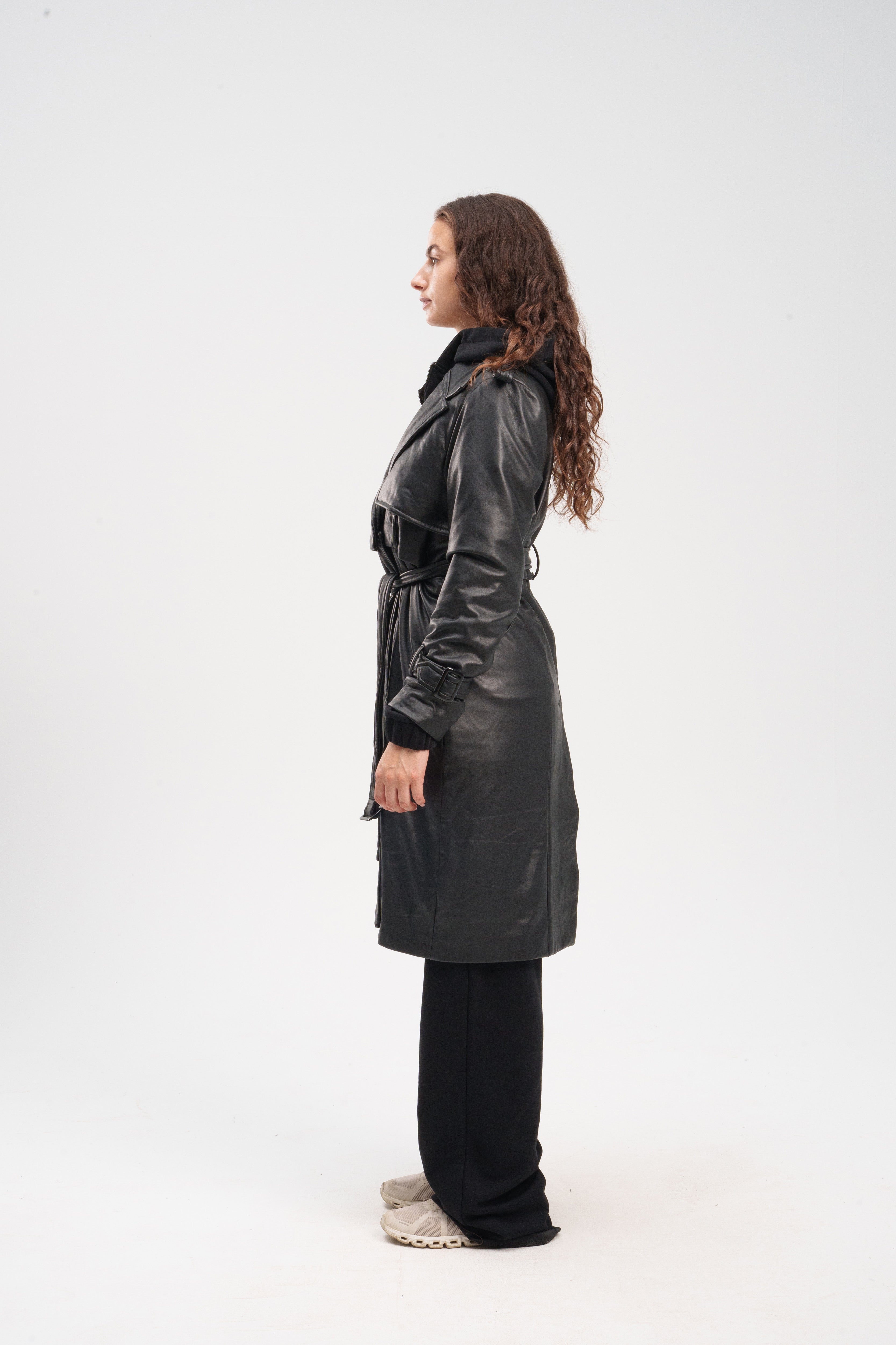 2-in-1 Leather Coat