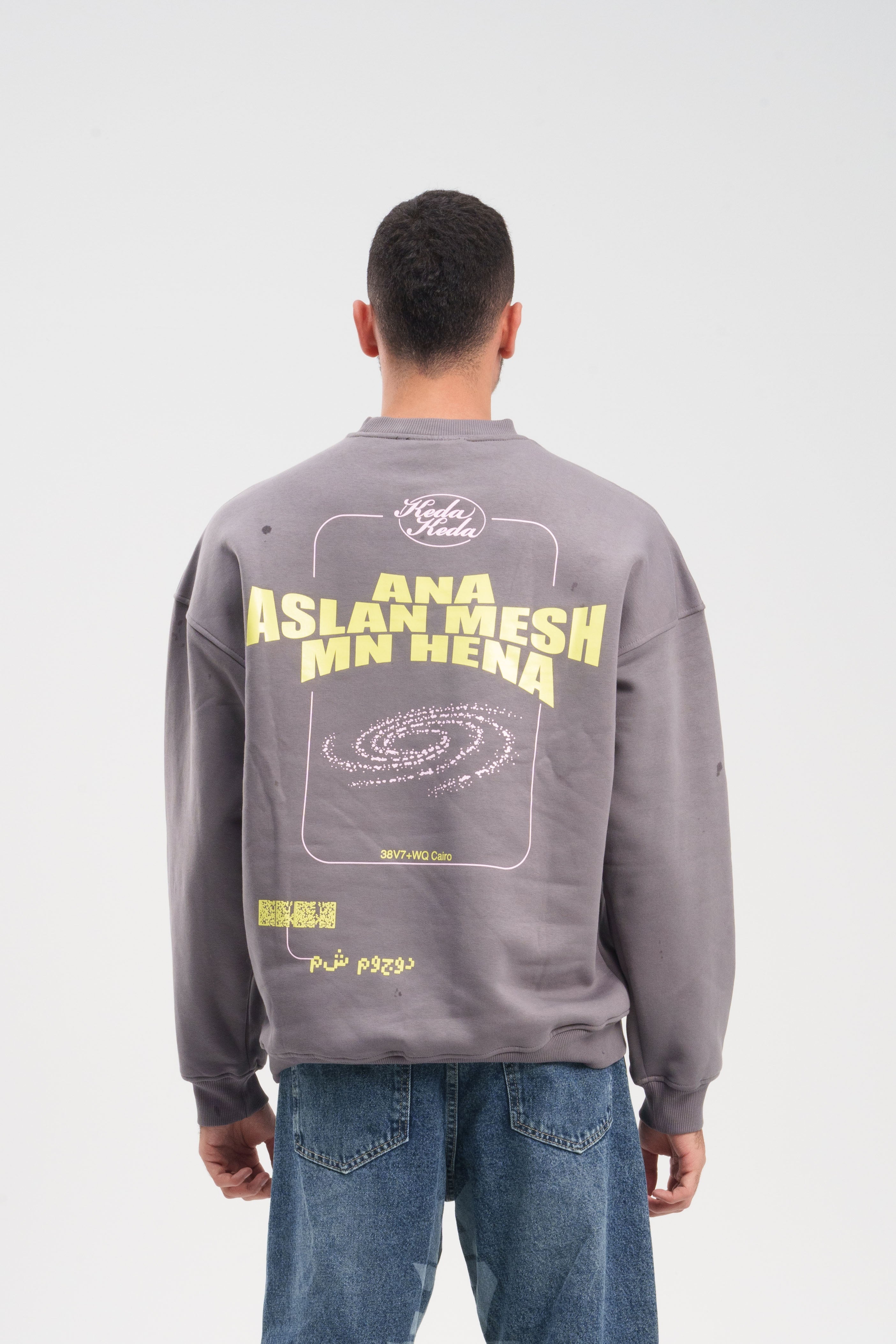 Ana Aslan Mesh Men Hena Sweatshirt