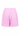 Pink shorts with a logo on a white background