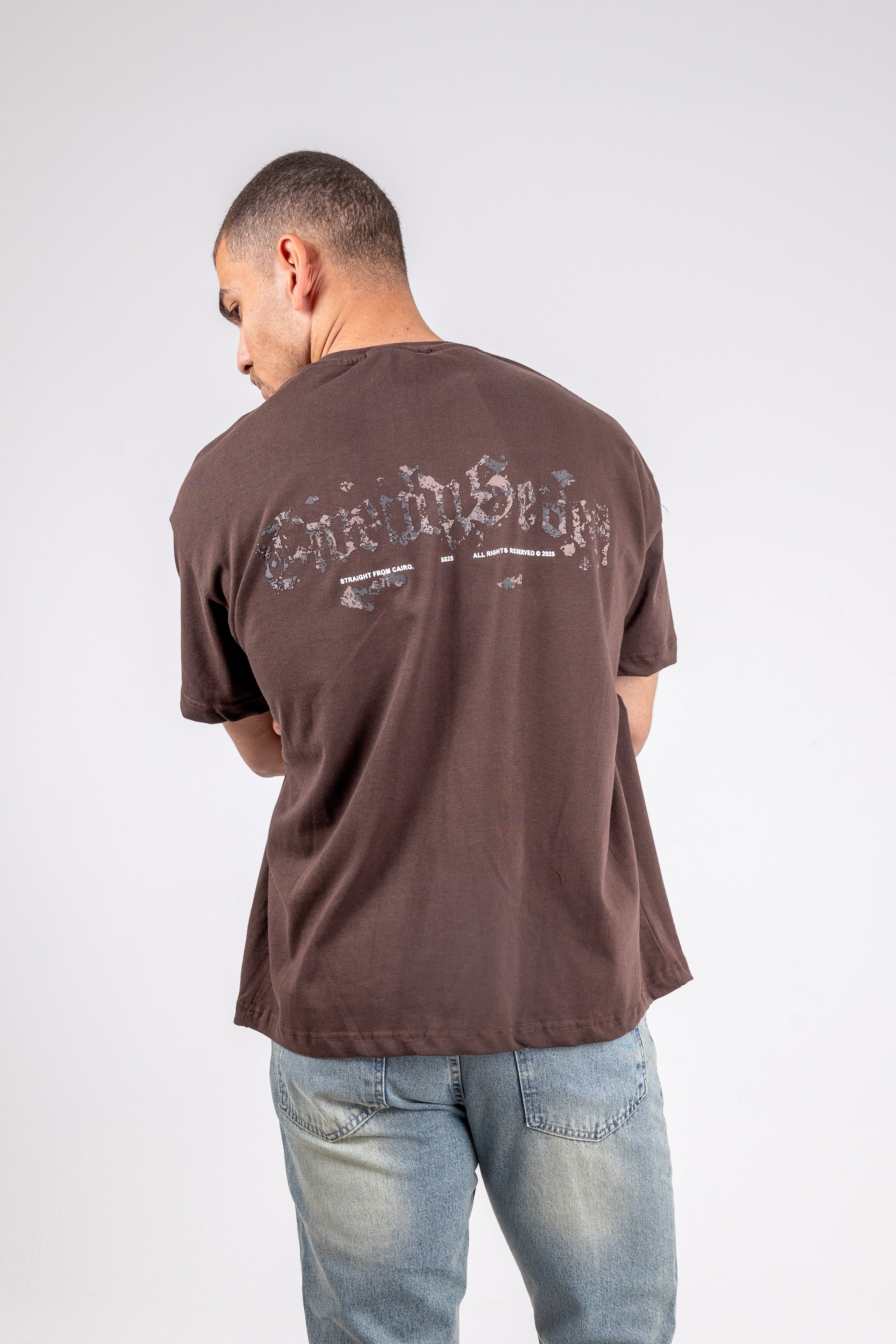 Crushed Type T-Shirt