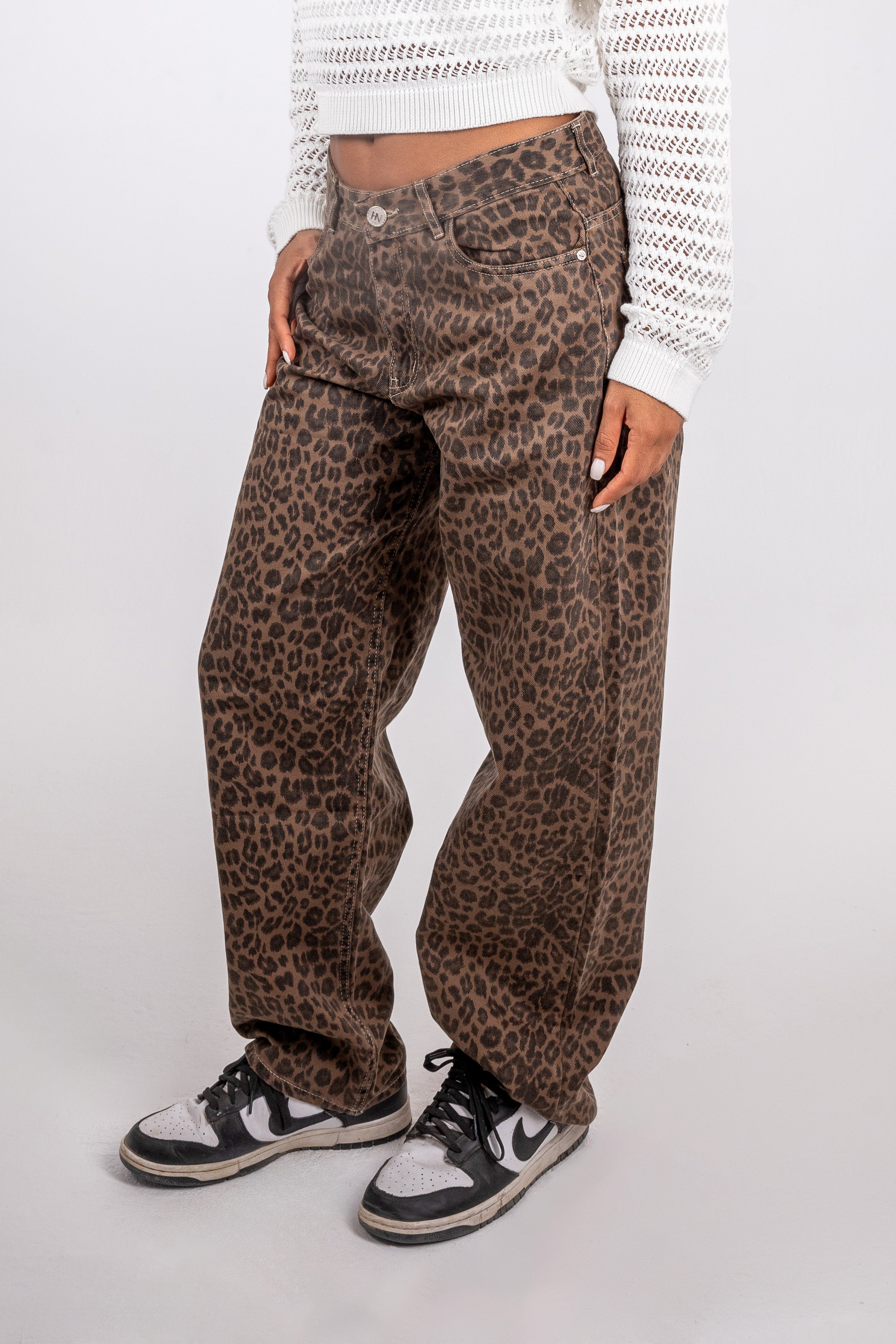 Leopard Denim