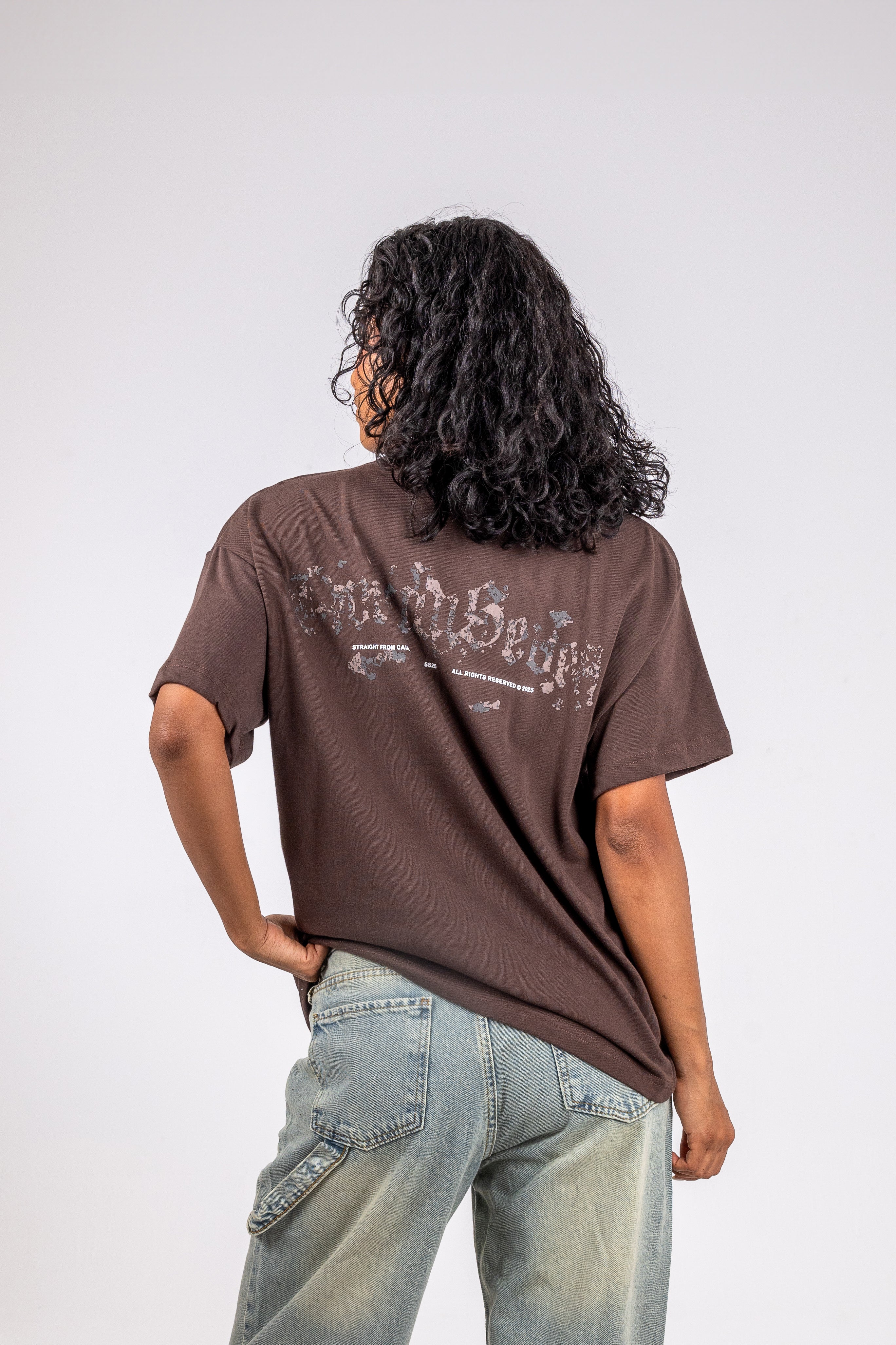 Crushed Type T-Shirt