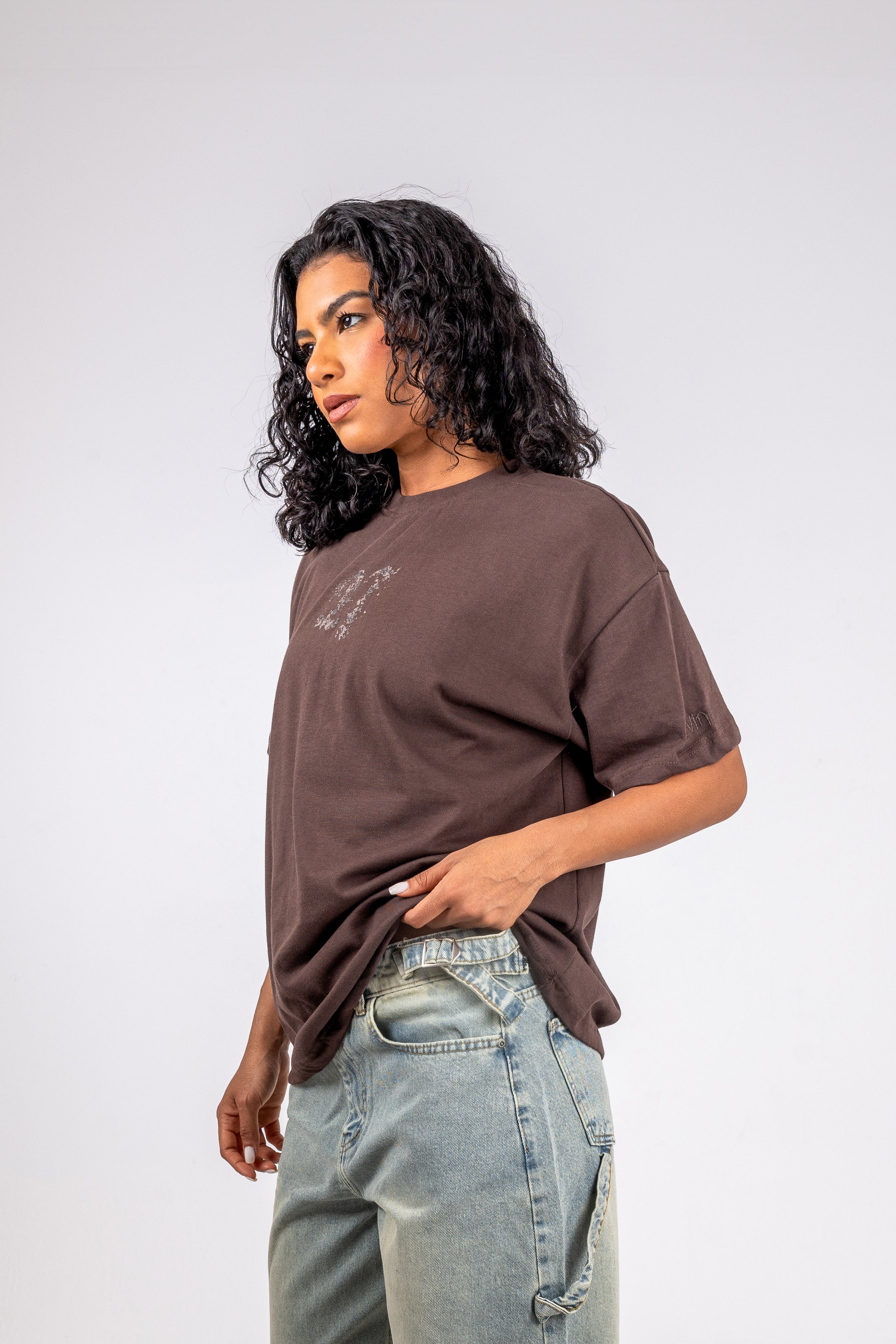 Crushed Type T-Shirt