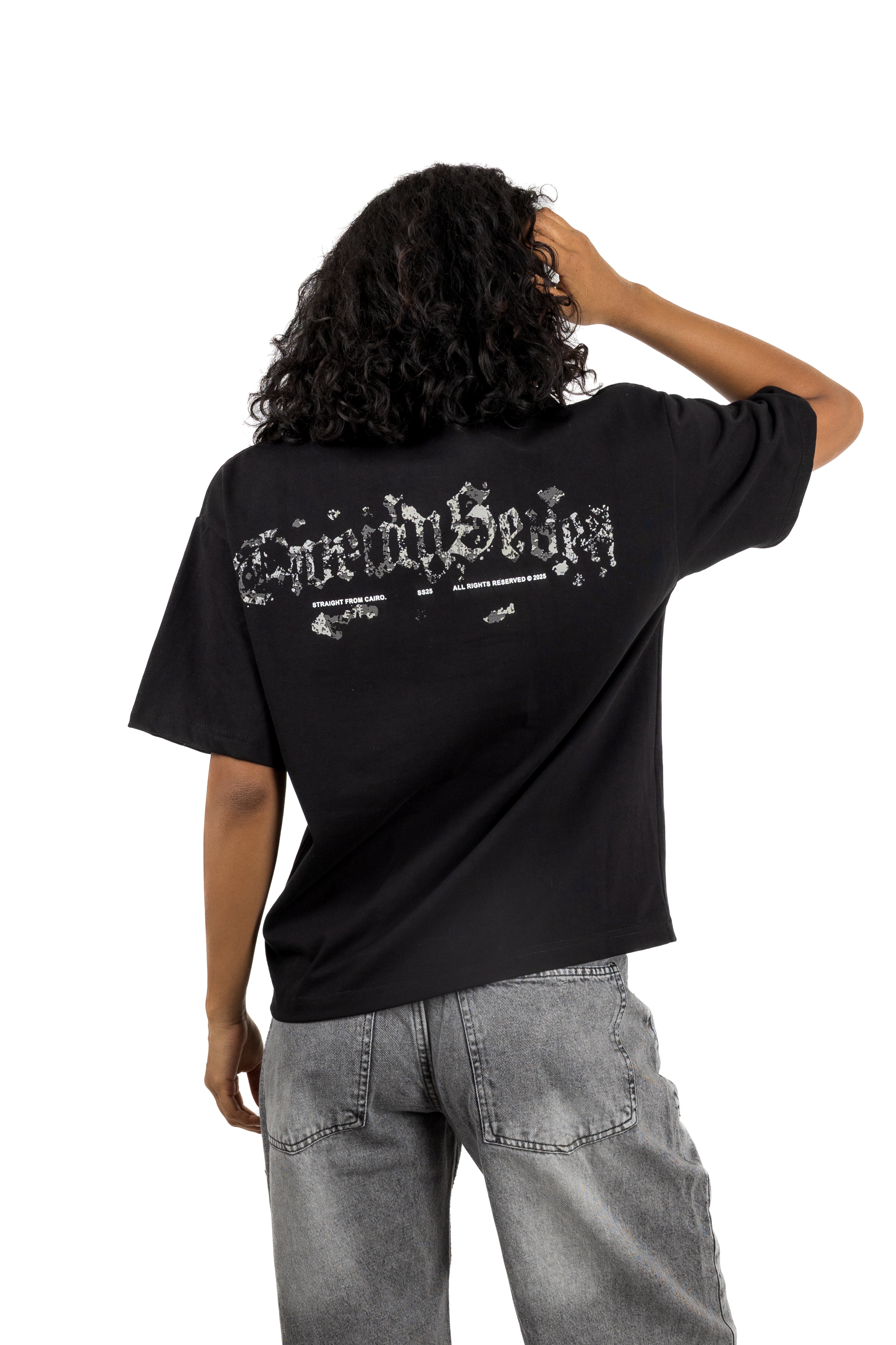 Crushed Type T-Shirt