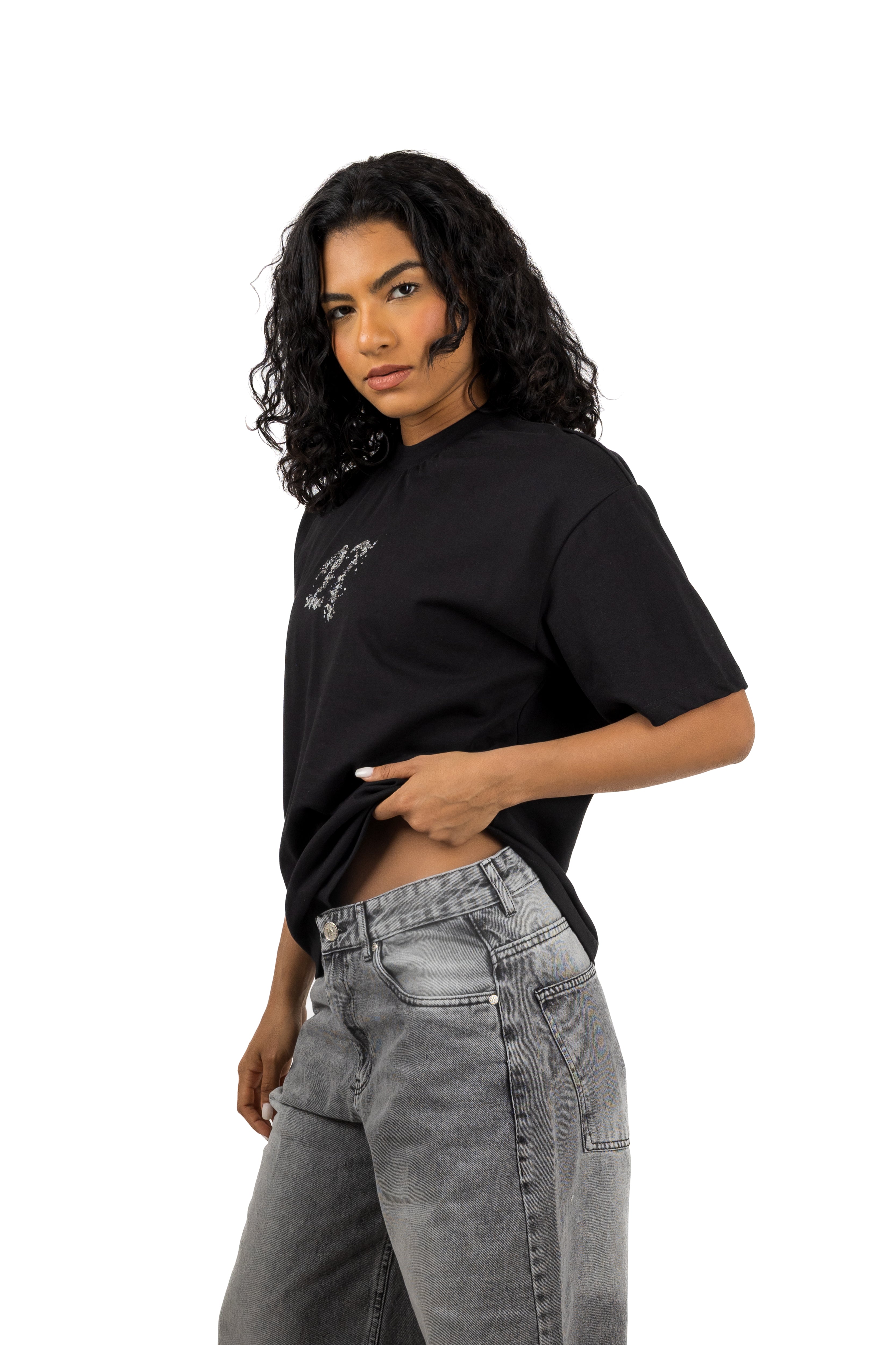 Crushed Type T-Shirt