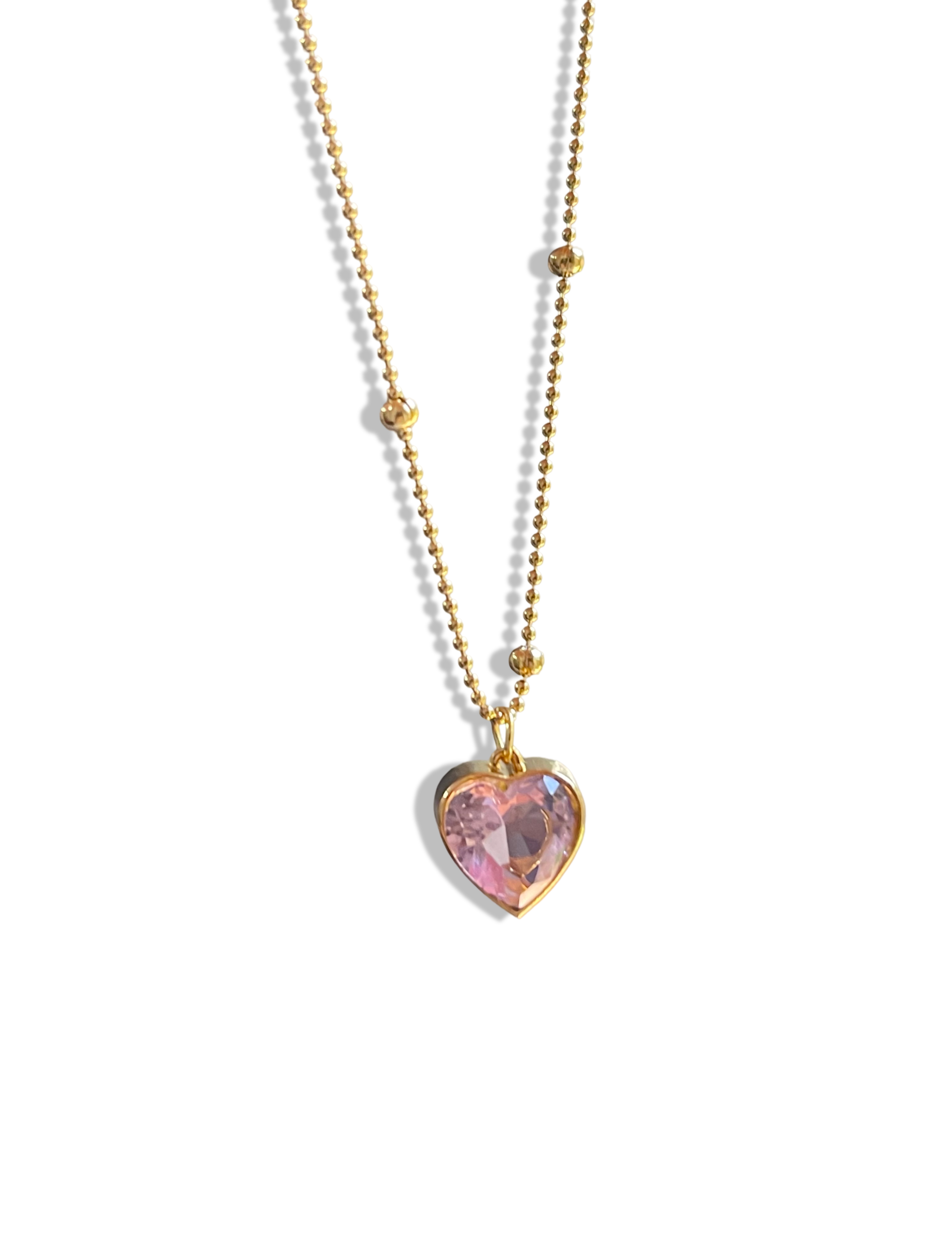 Pink Heart Necklace