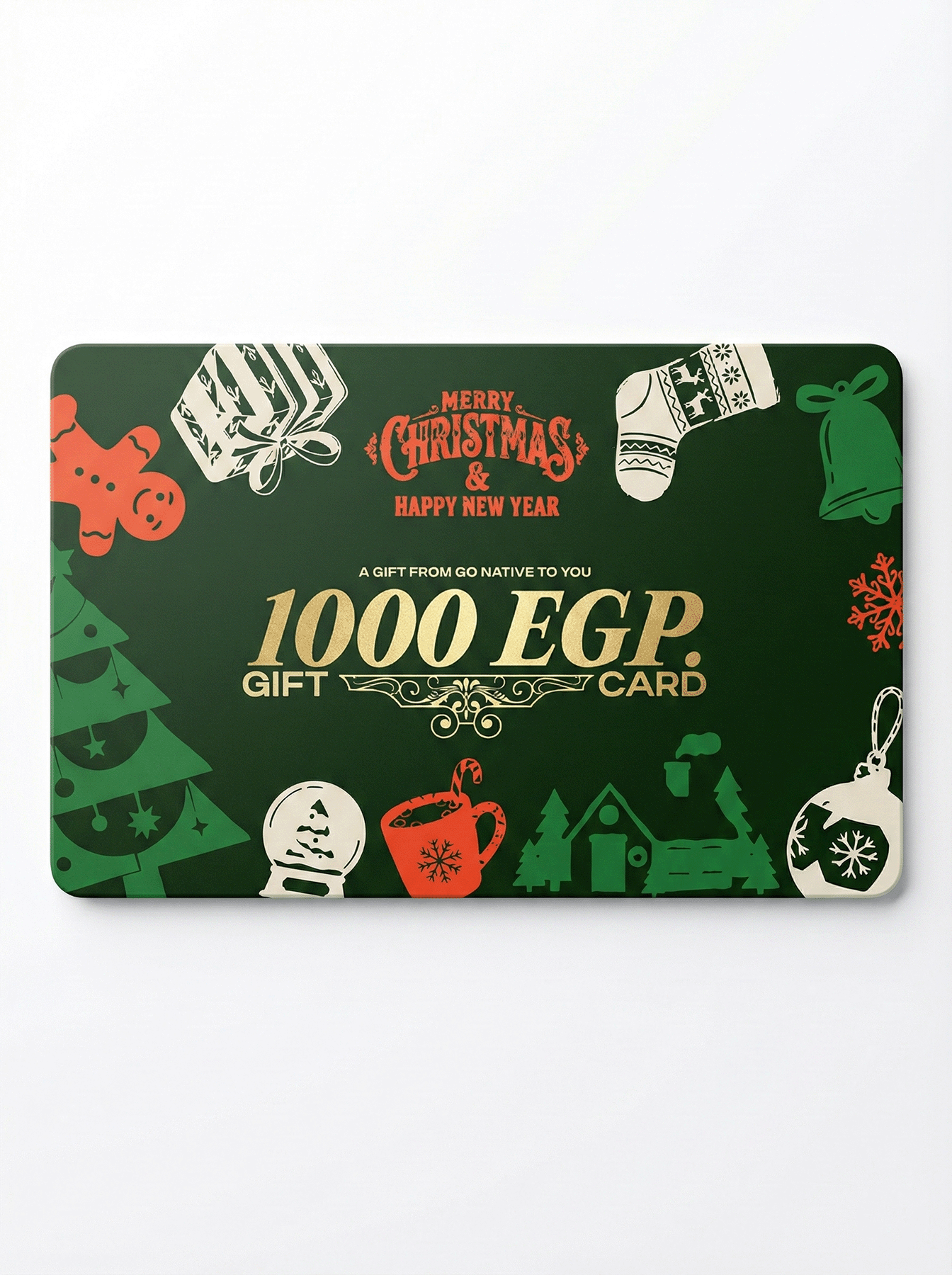 Go Native Christmas Gift Card 1000 EGP