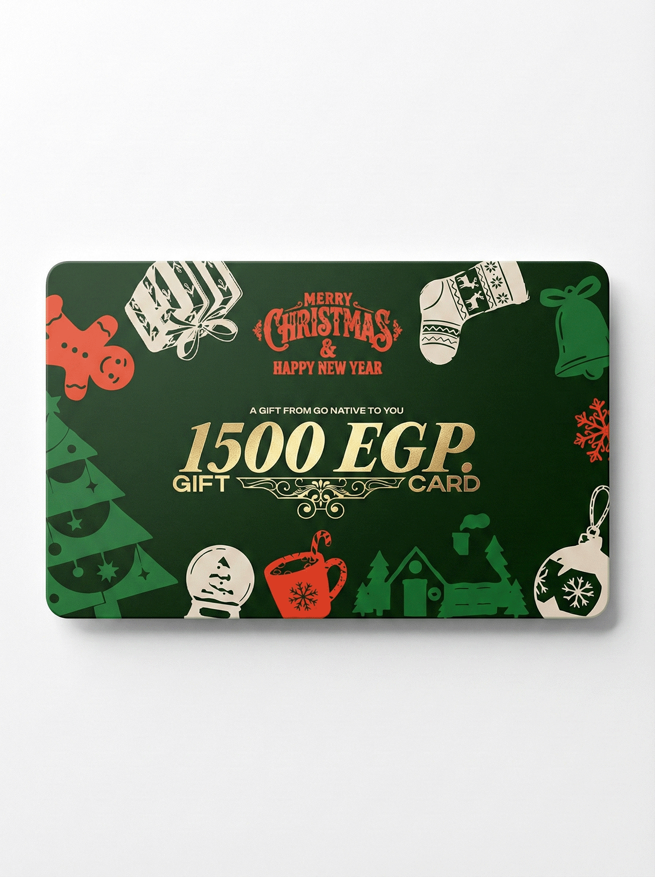 Go Native Christmas Gift Card 1500 EGP