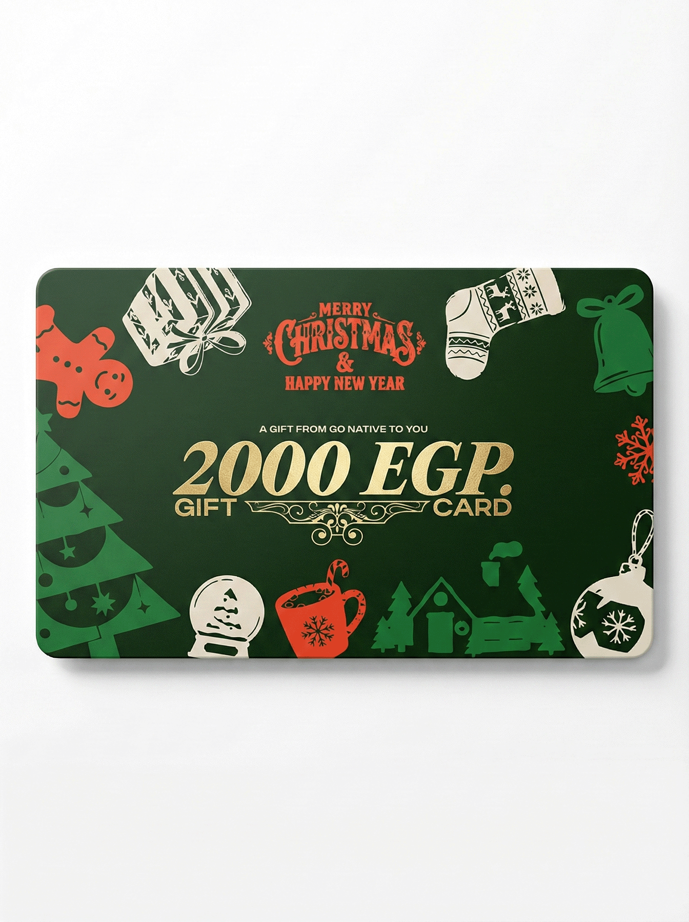 Go Native Christmas Gift Card 2000 EGP