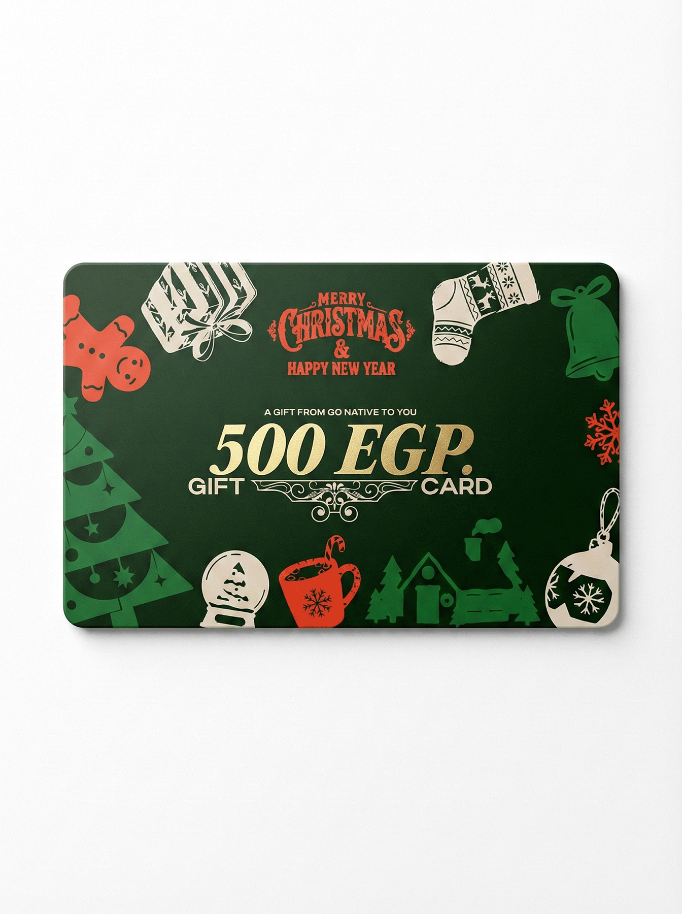 Go Native Christmas Gift Card 500 EGP