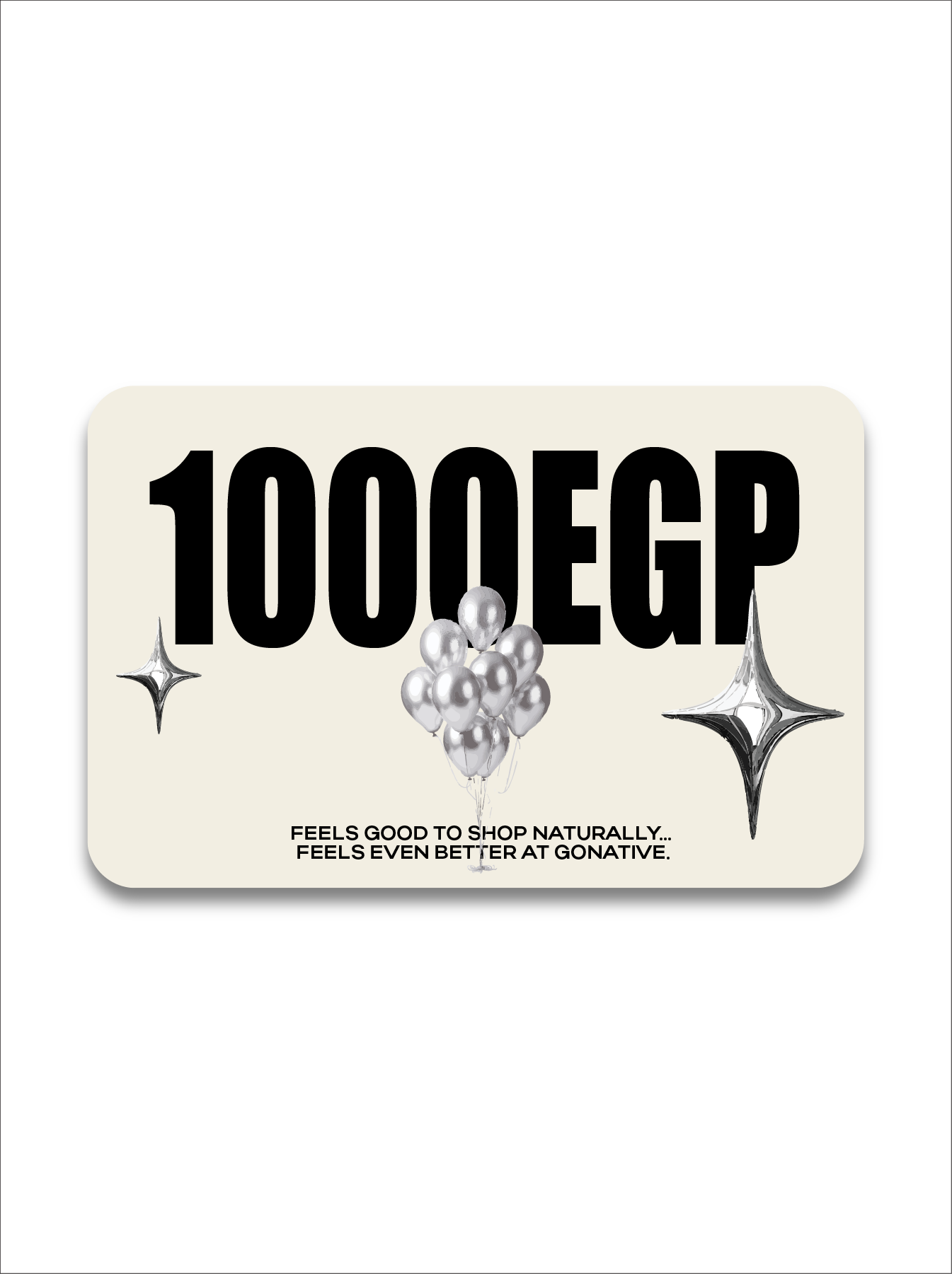 Go Native Birthday Gift Card 1000 EGP