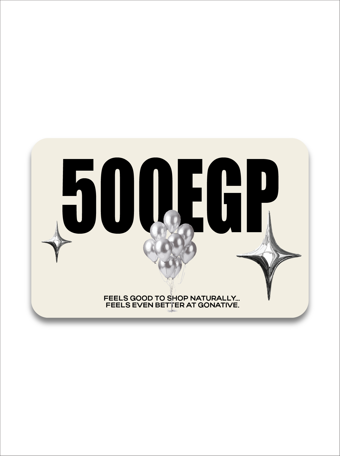 Go Native Birthday Gift Card 500 EGP