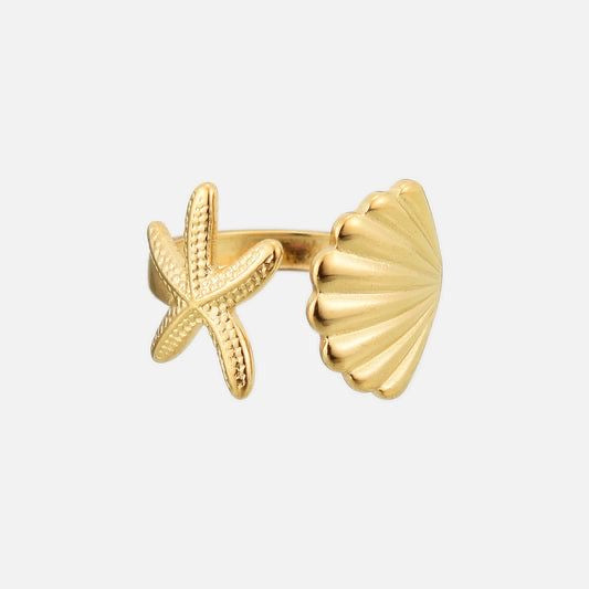 Iconic Starfish Ring - Stainless Steel